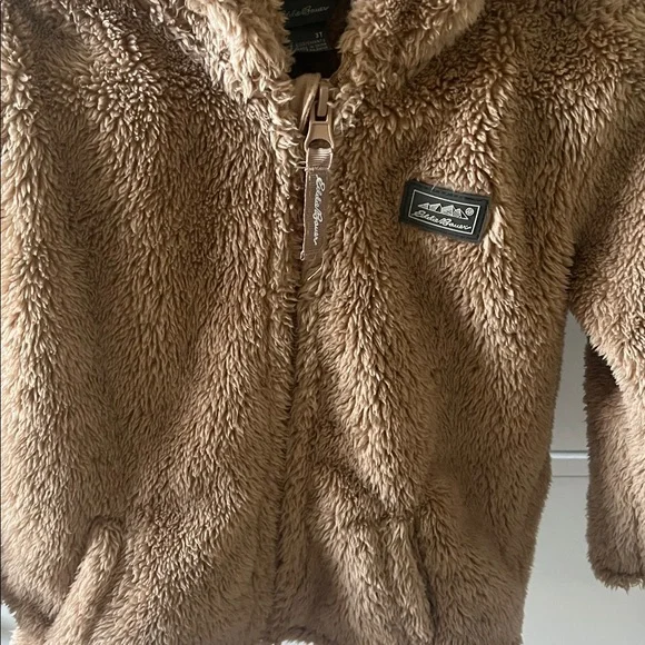 Eddie Bauer Tan Sherpa Jacket - Picture 2 of 5